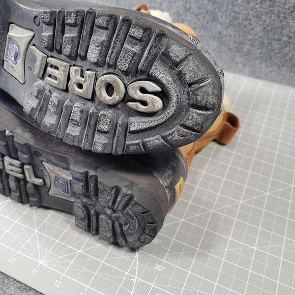 Sorel Boots Womens Size 7 Brown Caribou II Winter Removable Liner NL1000-220 - Picture 6 of 10